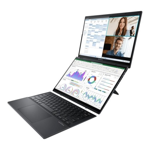 ASUS Zenbook Duo UX8406CA-QL121W Ultra 7 255H 2x14.0" OLED FHD Touch 60Hz 400 nits 32GB LPDDR5X 1TB SSD Glossy Intel Arc Graphics WLAN+BT 1080p cam...