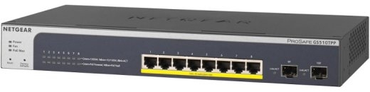 Switch GS510TPP 8x1Gb PoE+ (190W) 2xSFP