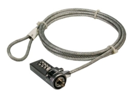 Notebook security lock with combination