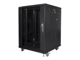 Lanberg Rack cabinet 19" free-standing 15U/600x600 (flat pack) FF01-6615-12B Black