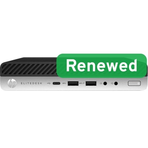 HP Renewed Grade A EliteDesk 800 G3 DM Intel Core i5 i5‑7500 16 SATA 500 Intel HD Graphics 630 Windows 11 Pro