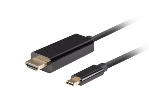 Lanberg USB-C to HDMI Cable, 1 m 4K/60Hz, Black Lanberg USB-C to HDMI Cable CA-CMHD-10CU-0010-BK 1 m
