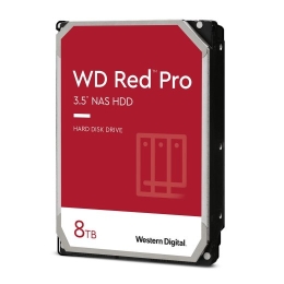 HDD WESTERN DIGITAL Red Pro 8 TB Serial ATA Buffer 256 MB 7200 RPM 3.5 " WD8005FFBX