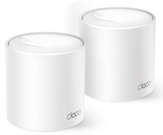 Wireless Router TP-LINK 1500 Mbps Mesh Wi-Fi 6 1x10/100/1000M 1x2.5GbE DHCP DECOX10(2-PACK)