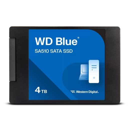 SSD SANDISK Blue SA510 4000 Serial ATA Write speed 520 MB/s Read speed 560 MB/s 2.5" WDS400T3B0A