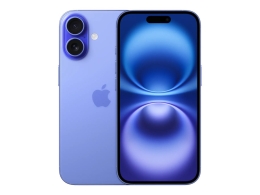 Apple iPhone 16 Ultramarine 6.1 " 2556 x 1179 pixels OLED A18 Internal RAM 8 128 Nano SIM Main camera resolution 48 MP iOS 18 Secondary camera reso...