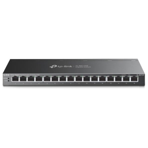 Switch TP-LINK Stackable Yes 16xRJ-45 ports RJ-45 Ports Type Gigabit Ethernet (10/100/1000) 16xGigabit Ethernet (copper) ports quantity Power over...