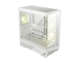 Case MSI ATX/micro ATX/Mini-ITX White/Transparent Midi Tower MAG PANO 130R PZ WHITE MAGPANO130RPZWHITE