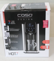 SALE OUT. Caso 01875 HOT 7 Turbo Hot water dispenser, Capacity 2.7 L, Black/Stainless Steel SALE OUT. Caso Turbo Hot Water Dispenser Hot7 Water Dis...