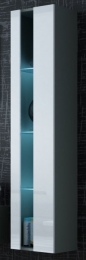 Cama Shelf unit VIGO NEW 180/40/30 grey/white gloss