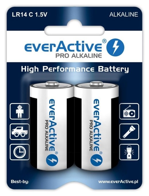 BATTERIES LR14/C PRO AL KALINE BLISTER 2 PCS
