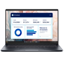 Dell Pro 14 Premium PA14250 Ultra 5 236V 14.0" FHD+ 300 nits 16GB LPDDR5X 512GB SSD Arc Graphics, Front Camera & Microphone, WWAN + Bluetooth, Back...