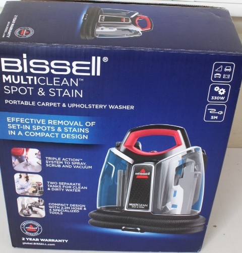 SALE OUT. Bissell MultiClean Spot & Stain SpotCleaner Vacuum Cleaner 4720M Handheld 330 W Black/Red Warranty 24 month(s) DAMAGED PACKAGING