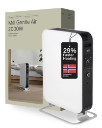 Mill Heater AB-H2000DN Oil Filled Radiator 2000 W Number of power levels 3 Suitable for rooms up to 24-34 m³ White