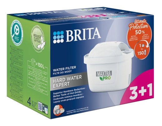 Maxtra PRO Hard Water Expert replacement cartridge 3+1 piece