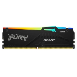 Kingston FURY Beast RGB - DDR5 - module - 32 - DIMM 288-pin - 6400 MHz / PC5-51200 - unbuffered
