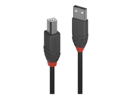 Lindy USB cable 36675 Anthra Line - USB-A / USB-B - 5 m