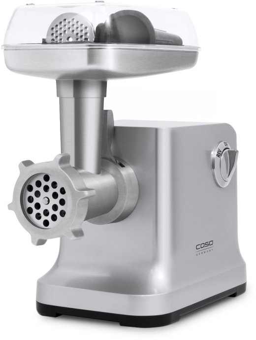 Caso Meat Grinder FW2000 Silver Number of speeds 2 Accessory for butter cookies; Drip tray