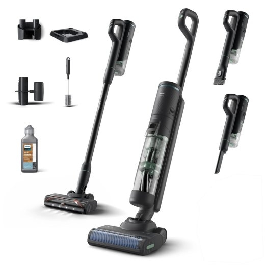 Philips 7000 series XW7263/11 stick vacuum/electric broom 2-in-1 stick vacuum Battery Dry&wet Bagless 0.45 L 160 W Black