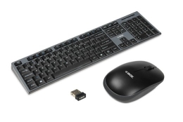 Wireless keyboard + mouse ser IKMS606W black