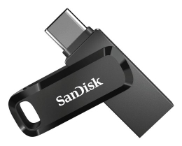 SanDisk Ultra Dual Drive Go USB flash drive 64 USB Type-A / USB Type-C 3.2 Gen 1 (3.1 Gen 1) Black