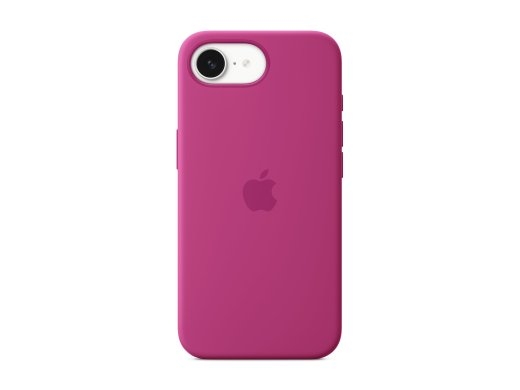 Apple iPhone 16e Silicone Case – Fuchsia Apple