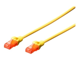 Digitus Patch cord CAT 6 U-UTP AWG 26/7 Cable length: 2 m Yellow