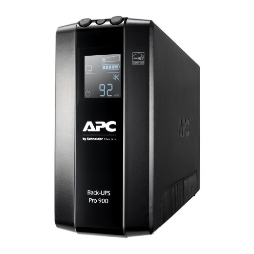 Schneider Electric APC Back-UPS Pro, Tower, 6x IEC C13 outlets, AVR, LCD, user-replaceable battery BR900MI 900 VA 540 W 230 V