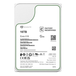 Seagate HDD Exos X16 - 16 TB - 3.5" - SATA 6 /s - OEM RECERTIFIED