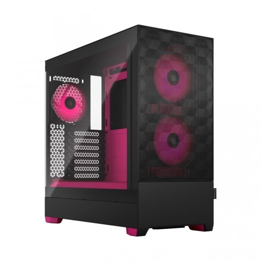PC case Pop Air TG Clear Tint RGB magenta core