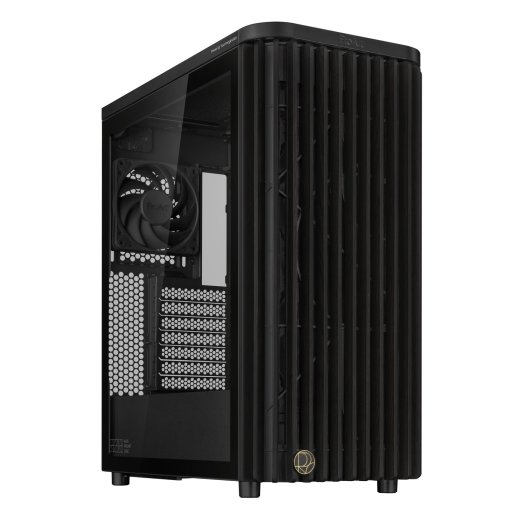 Case ASUS ProArt PA401 Wood Edition - Tempered Glass Panel MidiTower Not included ATX Colour Black PROARTPA401WOODTGPWM