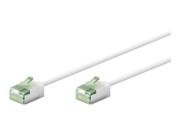 Goobay 74357 Ultra-Flexible CAT 8.1 Patch Cable, Slim, U/FTP, 0.15 m, White Goobay