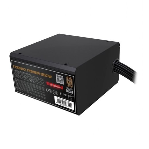 Gembird Power supply unit 650W active PFC 12 cm fan 80+Bronze color box
