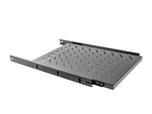 Fixed shelf 1U 19'' 465x750mm black