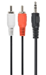 CABLE AUDIO 3.5MM TO 2RCA 2.5M/CCA-458-2.5M GEMBIRD