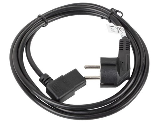 Lanberg CA-C13C-12CC-0018-BK power cable Black 2 m C13 coupler CEE7/7
