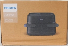 SALE OUT. Philips Airfryer 1000 Series NA150/00, 7 L, Black Philips Airfryer Dual Basket NA150/00 1000 Series Power 2450 W Capacity 7 L RapidAir Pl...