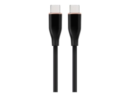Cablexpert Premium Silicon Type-C Power Delivery (PD) Charging and Data Cable, 1.5 m CC-USB2S-CMCM-1.5M-BK