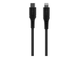 Fixed Liquid Silicone Cable USB-C/Lightning, 1.2m FIXDLS-CL12-BK