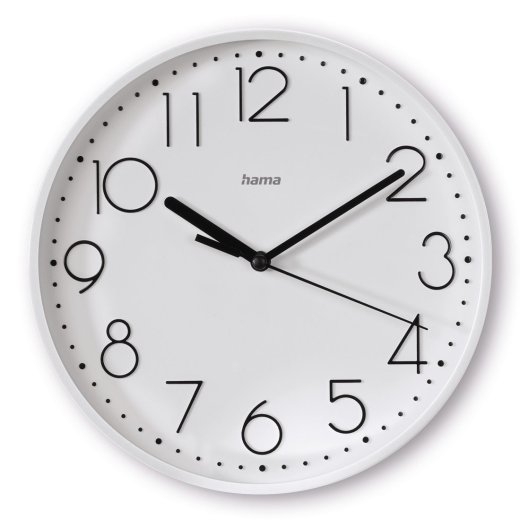 salina wall clock 22cm white