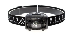 Montis Akumulatorowa latarka nagłowna z sensorem MT001 Black Headband flashlight LED