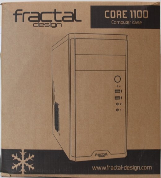 SALE OUT. Fractal Design Core 1100, Black Fractal Design CORE 1100 Black Micro ATX DAMAGED PACKAGING, DENTED BODY