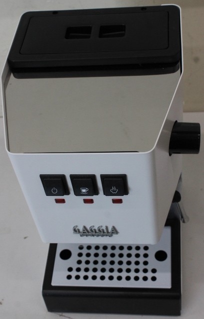 SALE OUT. Gaggia Coffee Maker RI9481/13 Classic Evo Pump pressure 15 bar Built-in milk frother Ground 1300 W White DAMAGED PACKAGING, DENT ON THE T...