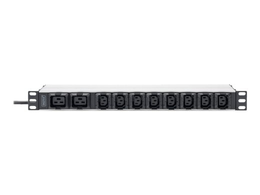 Digitus Socket Strip with Aluminum Profile, 10-way, IEC C20 plug DN-95427 Sockets quantity 7