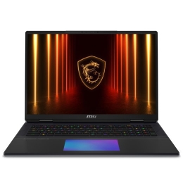 Notebook MSI Titan 18 HX AI A2XWJG CPU Core Ultra U9-285HX 2800 MHz 18" 3840x2400 RAM 64GB DDR5 6400 MHz SSD 6TB NVIDIA GeForce RTX 5090 24GB ENG C...