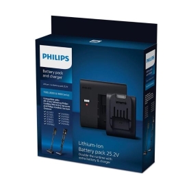PHILIPS Battery and charger Model XV1797/01 Black For XC6552, XC6553, XC6557, XC7053, XC7055, XC7057, XC8053, XC8054, XC8055, XC8057, XW9382, XW938...