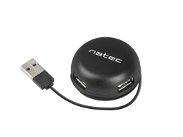 Hub USB 4 port Bumblebee USB 2.0 black