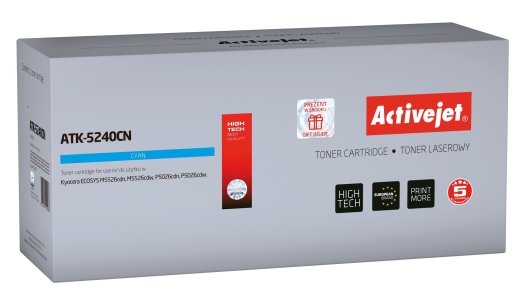 Activejet ATK-5240CN toner (replacement for Kyocera TK-5240C; Supreme; 3000 pages; cyan)
