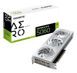 Graphics Card GIGABYTE NVIDIA GeForce RTX 5060 2595 MHz 8 GDDR7 128 bit PCI Express 5.0 Active GV-N5060AEROOC-8GD