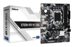 Mainboard ASROCK Intel B760 Express LGA1700 Micro-ATX Memory DDR4 Memory slots 2 2xPCI-Express 3.0 1x 1xPCI-Express 4.0 16x 2xM.2 1x15pin D-sub 1xH...